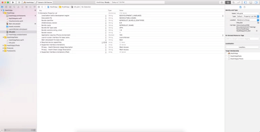 Now enable HealthKit 