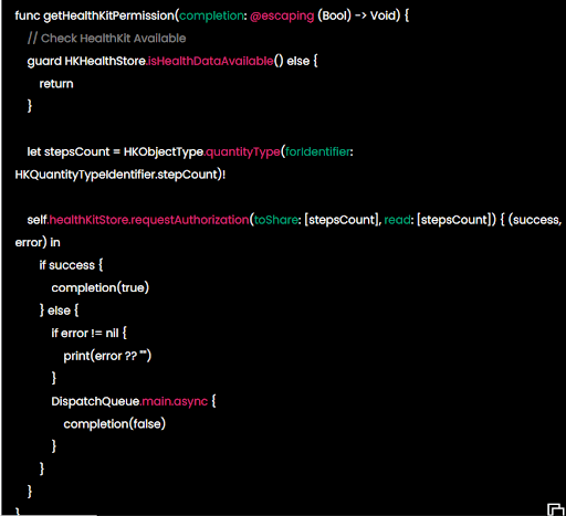 Need to create a permission block