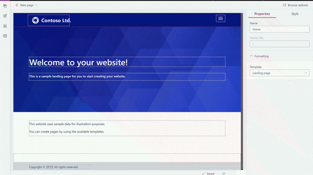 Dedicated portal designer Dedicated portal designer