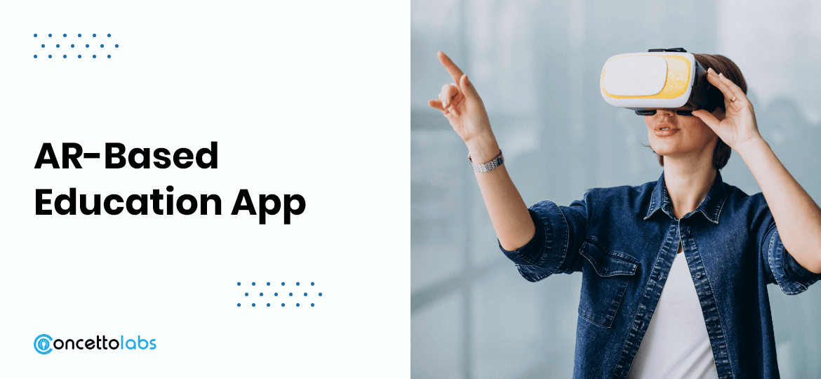 AR-based education app