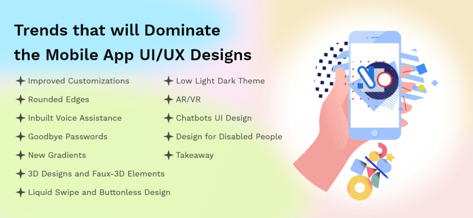 Mobile App UI/UX Design Trend You Need To Know About