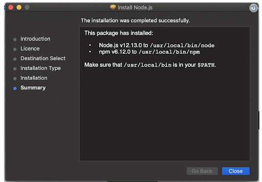 Run Node.js Installer in step two Run Node.js Installer in step two