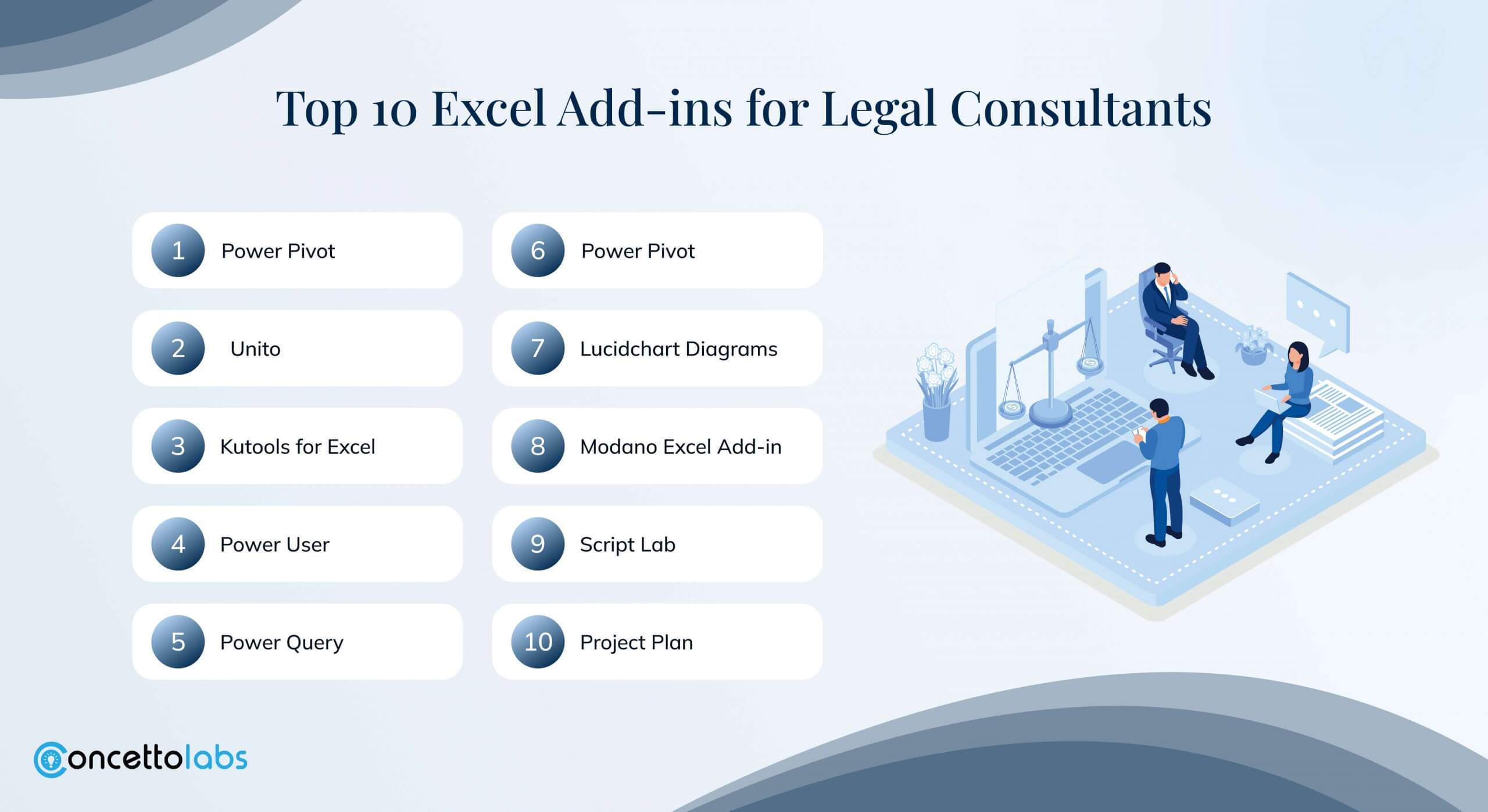Top 10 Excel Add-ins for Legal Consultants Top 10 Excel Add-ins for Legal Consultants