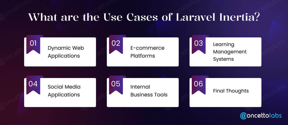 What are the Use Cases of Laravel Inertia?